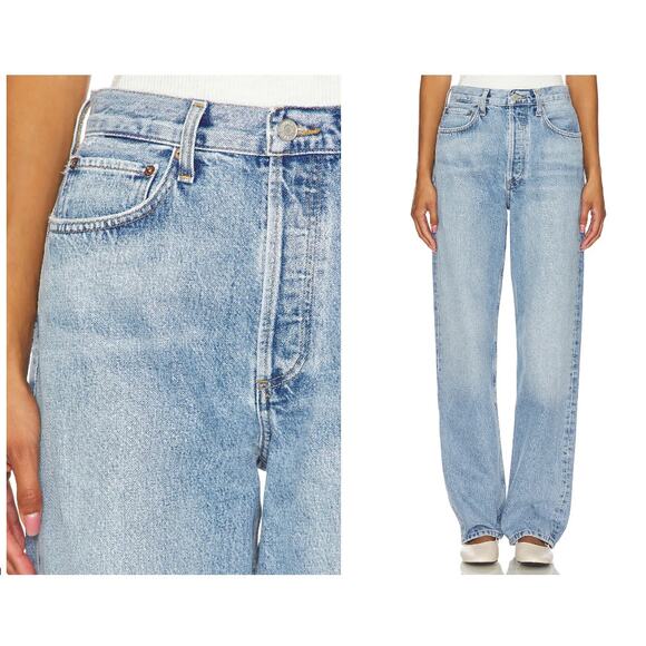 AGOLDE Kelly High Rise Relaxed Straight in Harmonic - Picture 3 of 8